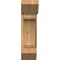 Ekena Millwork Legacy Slat Smooth Bracket w/ Offset Brace, Western Red Cedar, 7 1/2"W x 20"D x 28"H BKT0806X20X28LEC06SWR - alternate 2